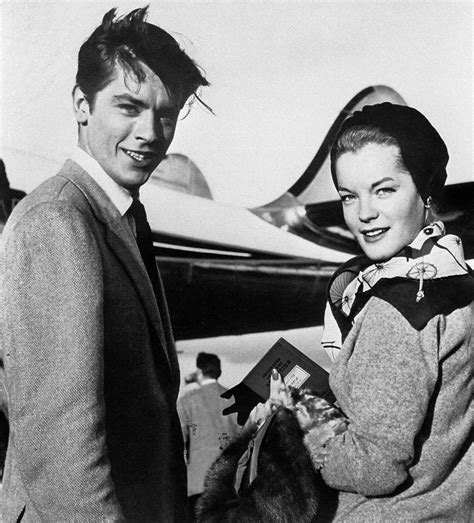 Romy Schneider and Alain Delon under the Mediterranean sun